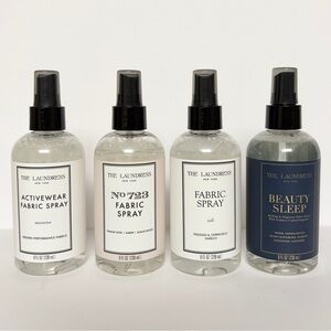 The Laundress Fabric Spray Bundle x 4: No. 723, Isle, Activewear, & Beauty Sleep